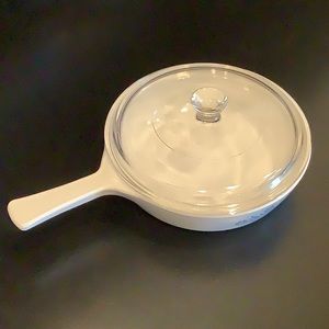 Corningware P-83-B blue cornflowers 6.5” casserole dish.